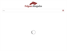 Tablet Screenshot of folgosoabogados.com